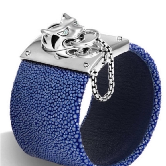 John Hardy Jewelry - John Hardy Macan Sterling And Blue Stingray Bracelet spectacular piece NWT WOW